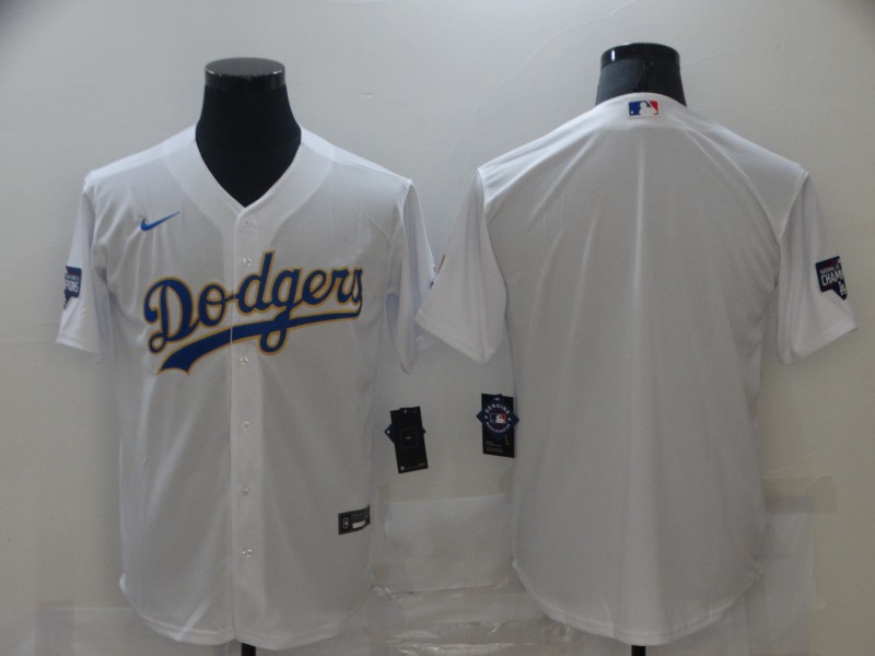 Men Los Angeles Dodgers Blank White Game 2021 Nike MLB Jerseys->san francisco 49ers->NFL Jersey